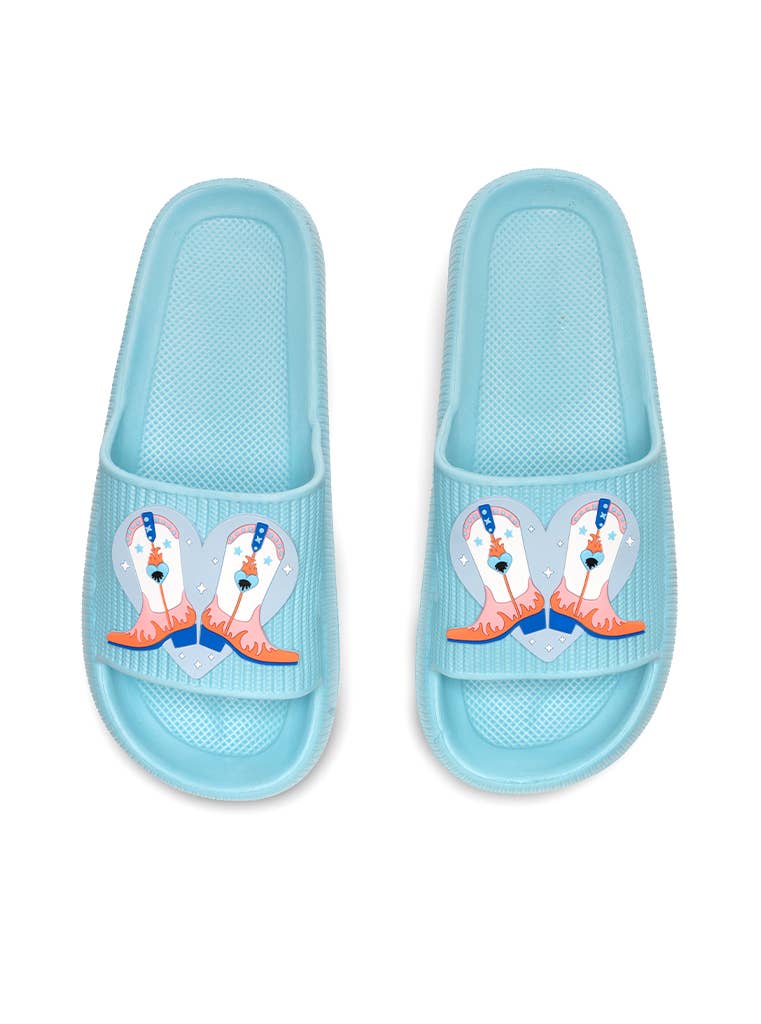 Quick Dry Cowgirl Pool Slides