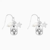 Country Charm Dangle Earrings Silver