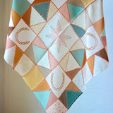 Horseshoe Quilt Silk Scarf
