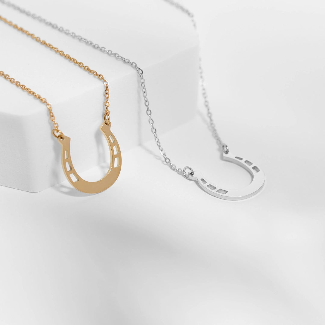 hope in a horseshoe necklace