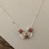 Petite Saddle Stirrup Necklace
