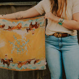 Open Range Cowgirl Silk Scarf