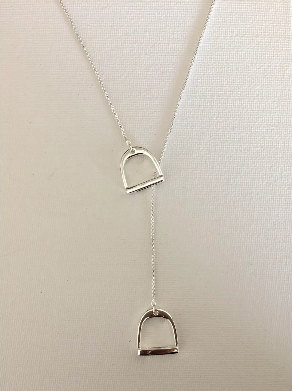 English Stirrup Necklace
