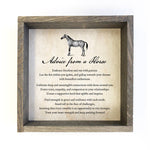 Advice From a Horse Art