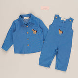 Embroidered Pasture Pony Overalls