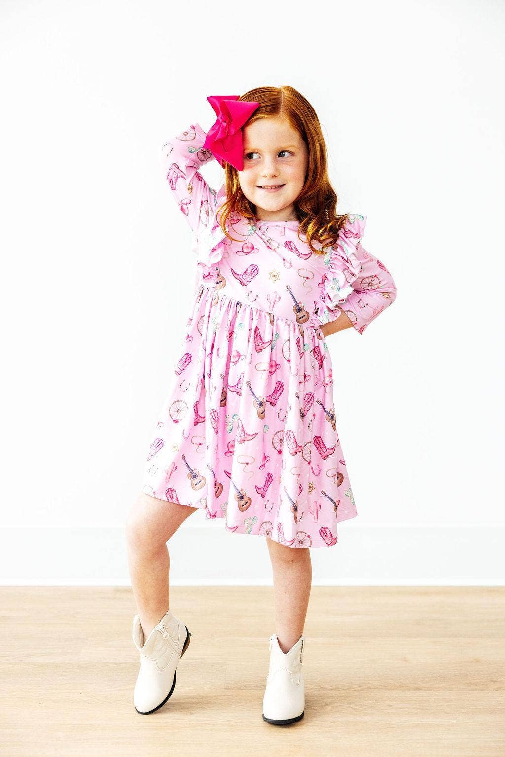 Boot Scootin' Ruffle Dress
