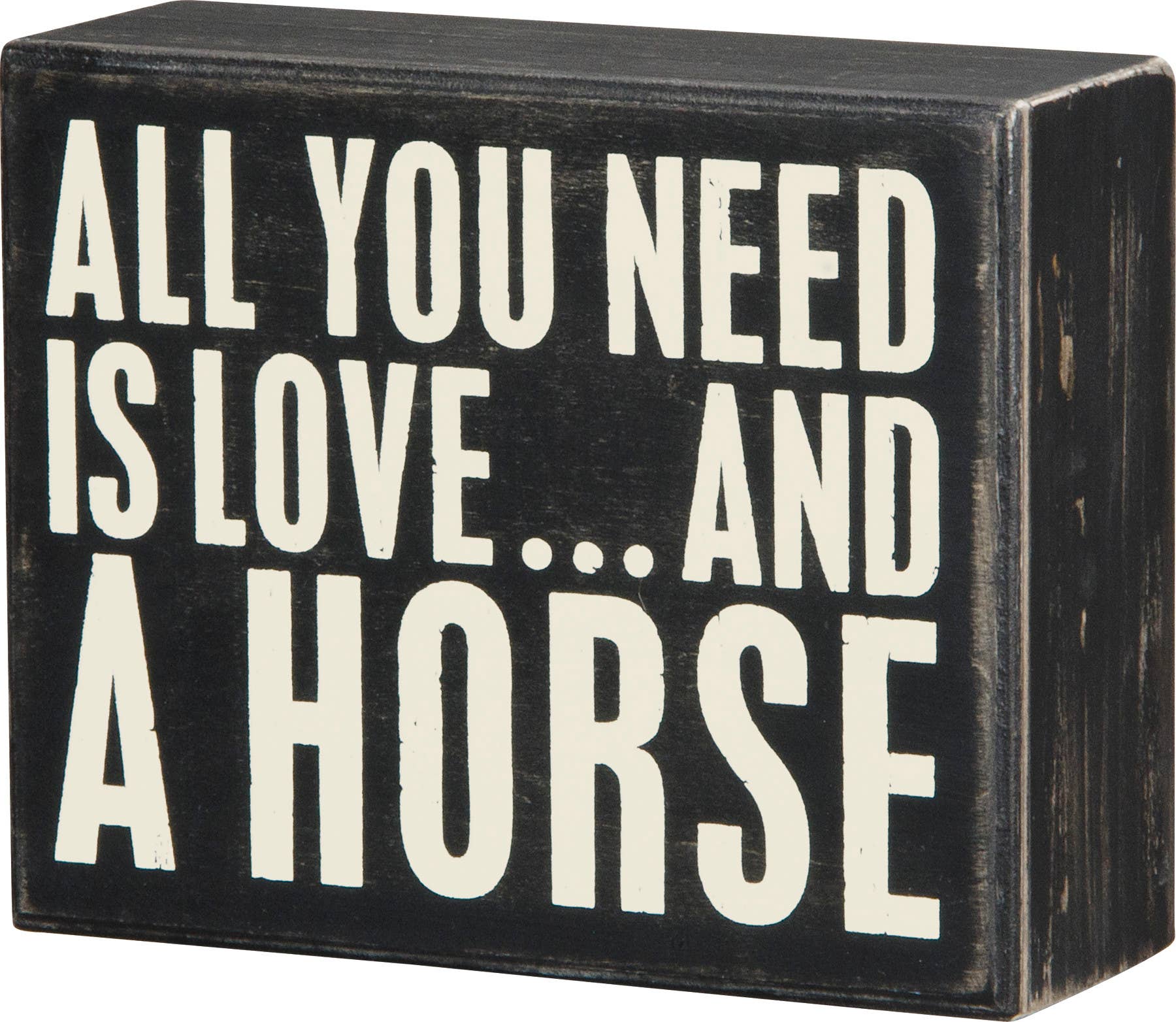 Love & A Horse Box Sign
