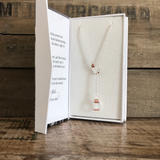 Stirrup Necklace with Copper Tones