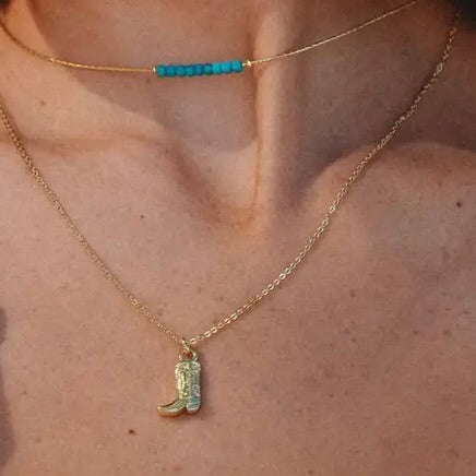 Cowgirl Stride Two-Layered Necklace