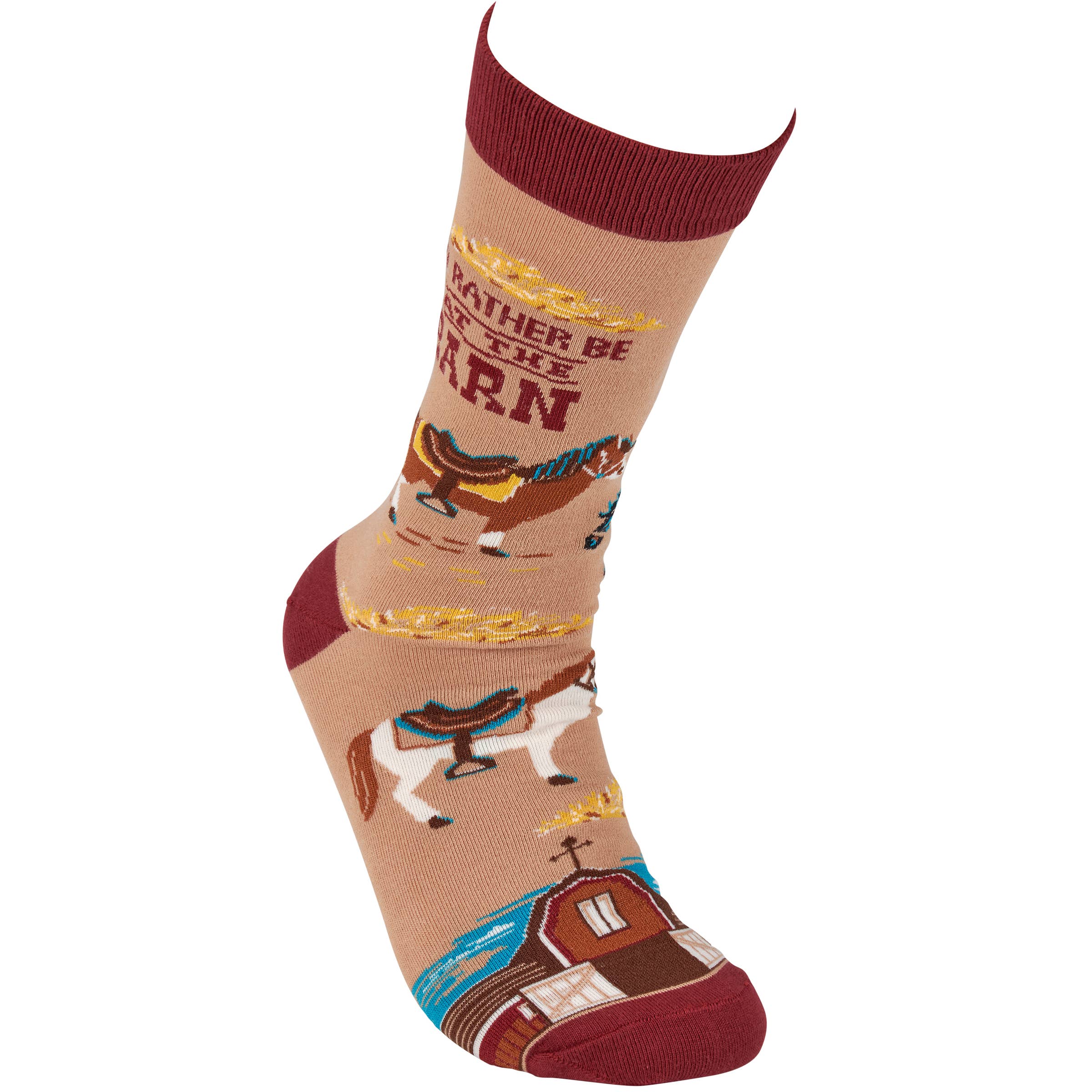 Rather Be at the Barn Socks