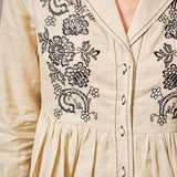 Linen Wildflower Trail Dress