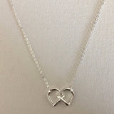 Petite English Stirrup Necklace