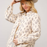 Quilted Western Horse Jacket