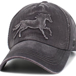 Vintage Gray Horse Hat