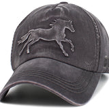 Vintage Gray Horse Hat