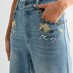 Horse High-Waisted Jeans