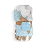 Reversible Howdy Blue Baby Blanket