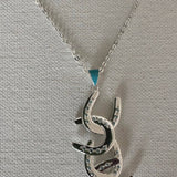 Four Horseshoe Necklace