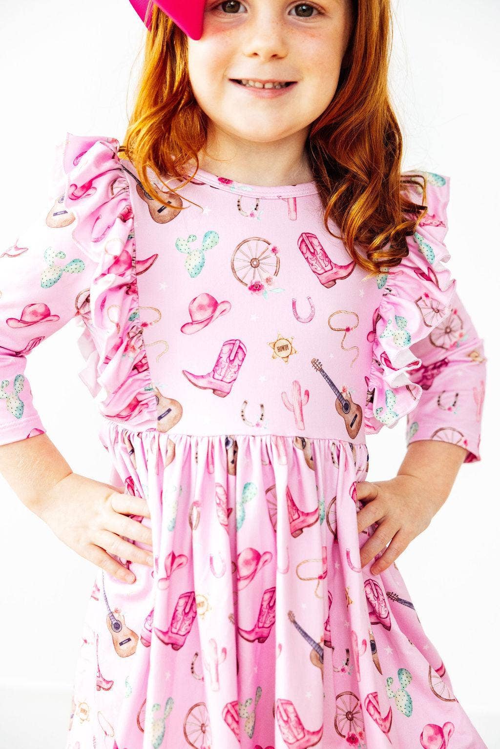 Boot Scootin' Ruffle Dress