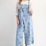 Western Twill Overalls dusty blue