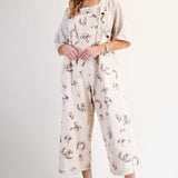 Western Twill Overalls off-white