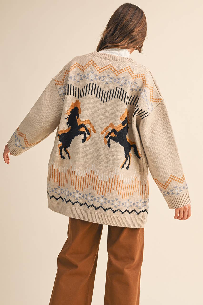Desert Horse Cardigan
