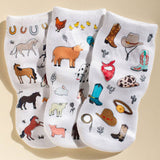 Cowboy Non-Slip Baby Socks 12-24M