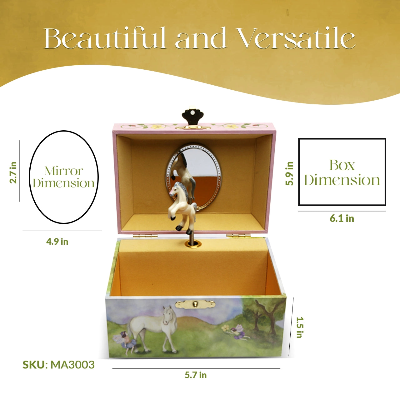 White Horse Music Box