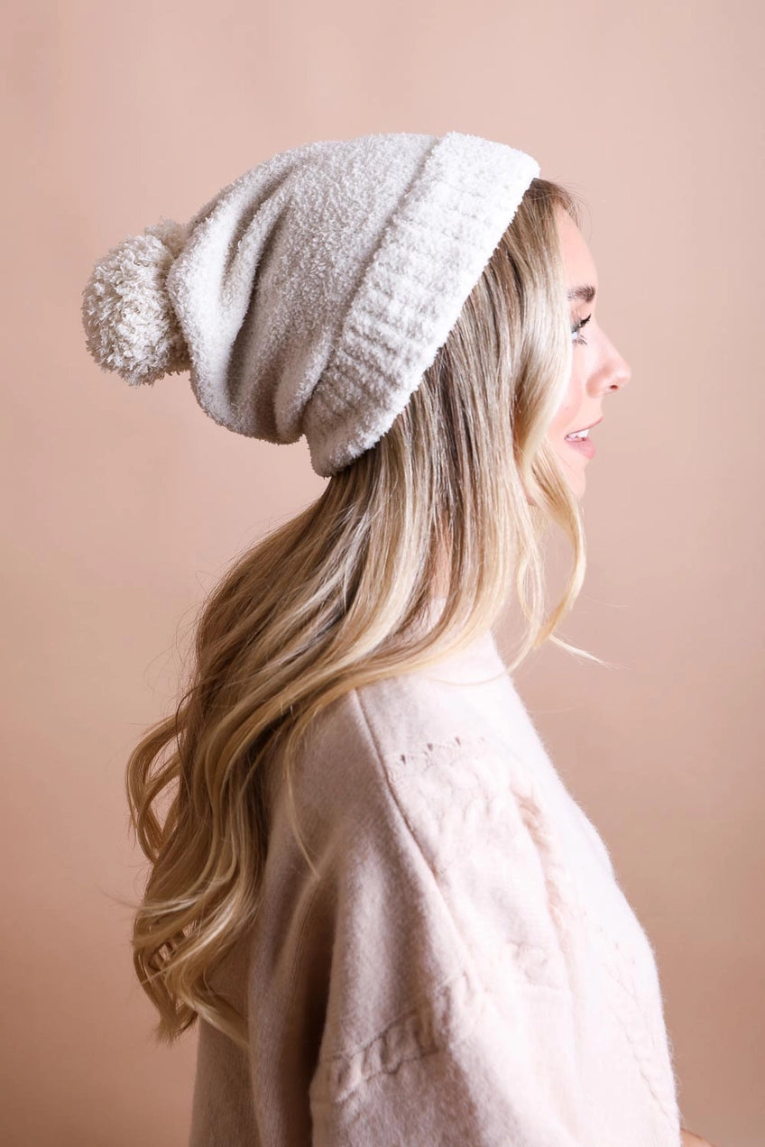 Hope Beanie in Boucle Knit