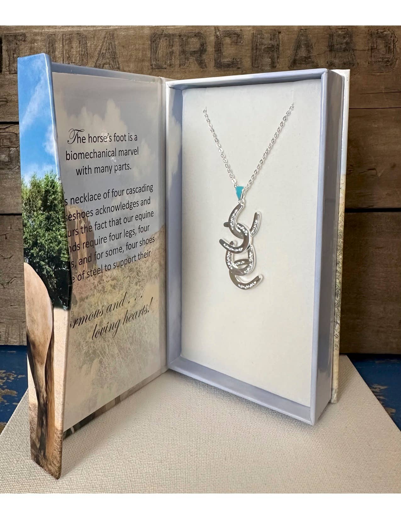 Four Horseshoe Necklace