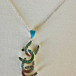 Petite Four Horseshoe Necklace