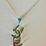 Petite Four Horseshoe Necklace