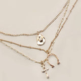 Trio Layer Western Necklaces