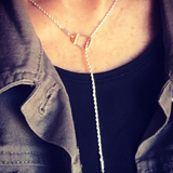 Stirrup Necklace with Copper Tones