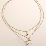Trio Layer Western Necklaces