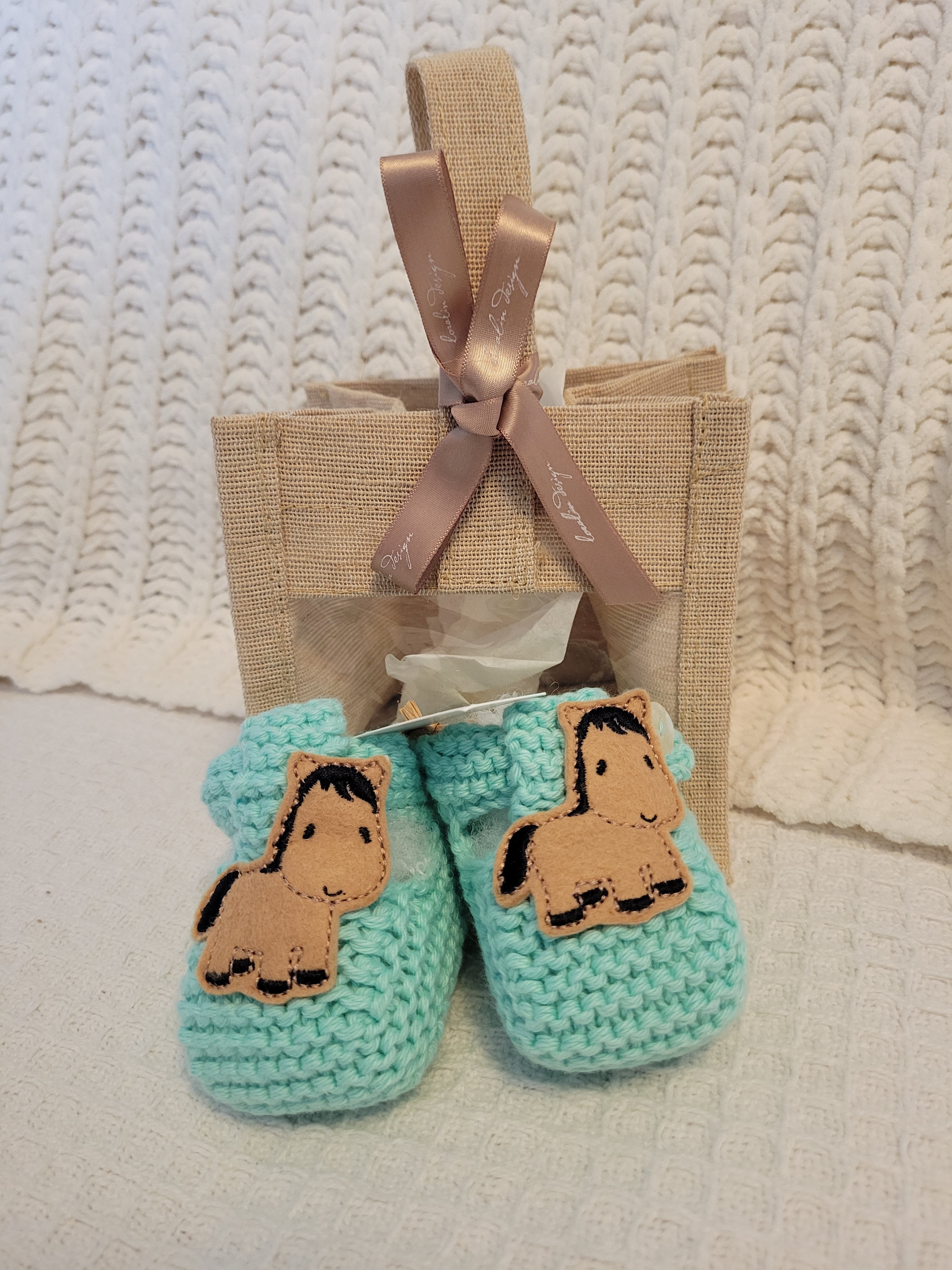Pony Booties Mint