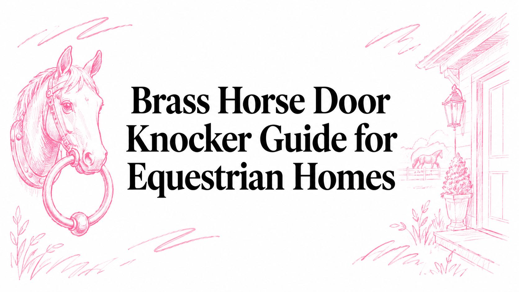 Brass Horse Door Knocker Guide for Equestrian Homes