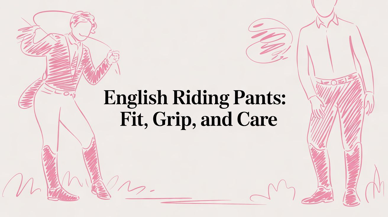 English Riding Pants: Fit, Grip, and Care