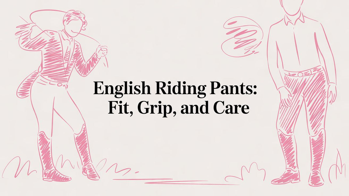 English Riding Pants: Fit, Grip, and Care
