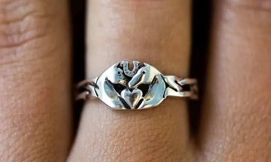 Horse Claddagh Ring - Bridle Up Hope