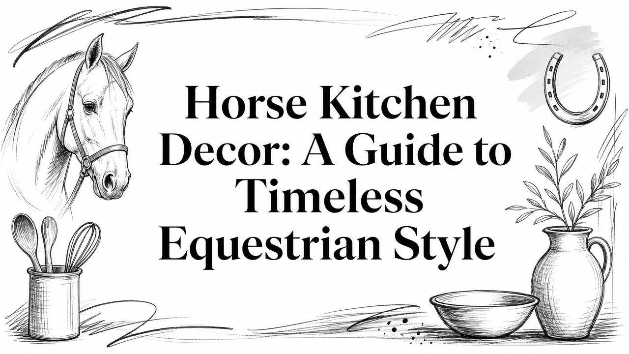 Horse Kitchen Decor: A Guide to Timeless Equestrian Style