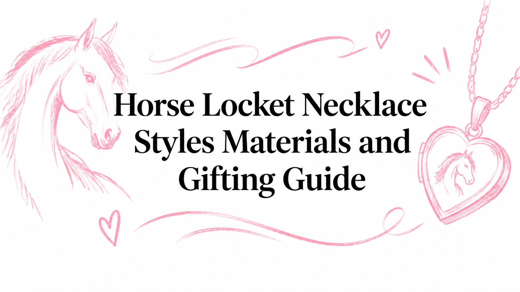 Horse Locket Necklace Styles Materials and Gifting Guide