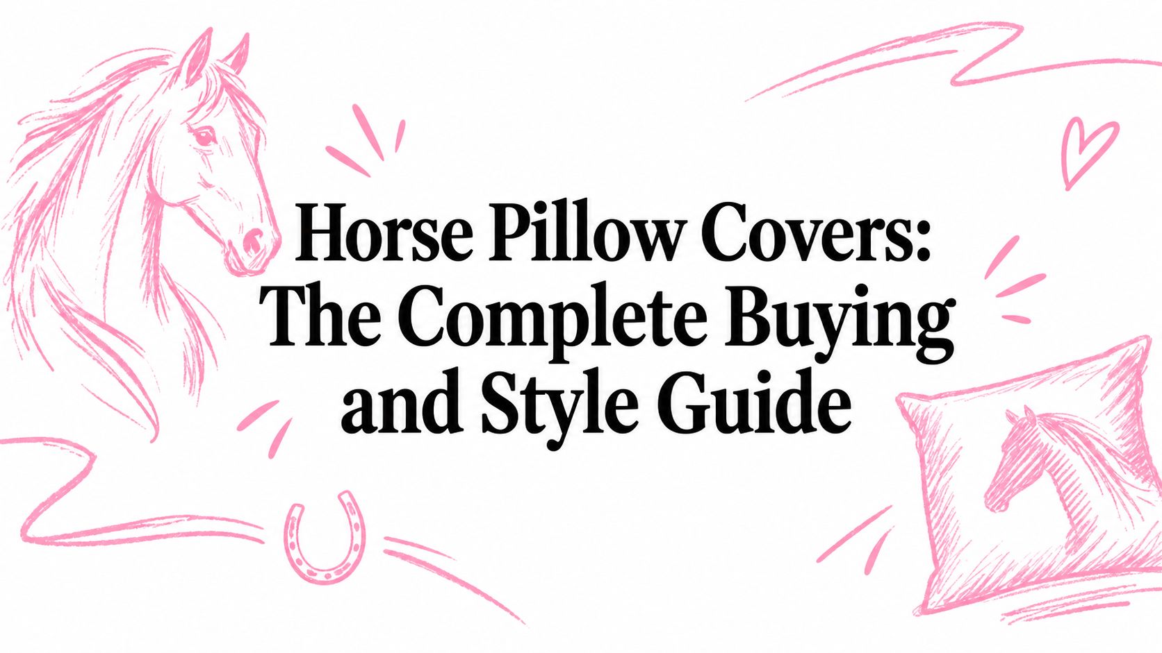 Horse Pillow Covers: The Complete Buying and Style Guide