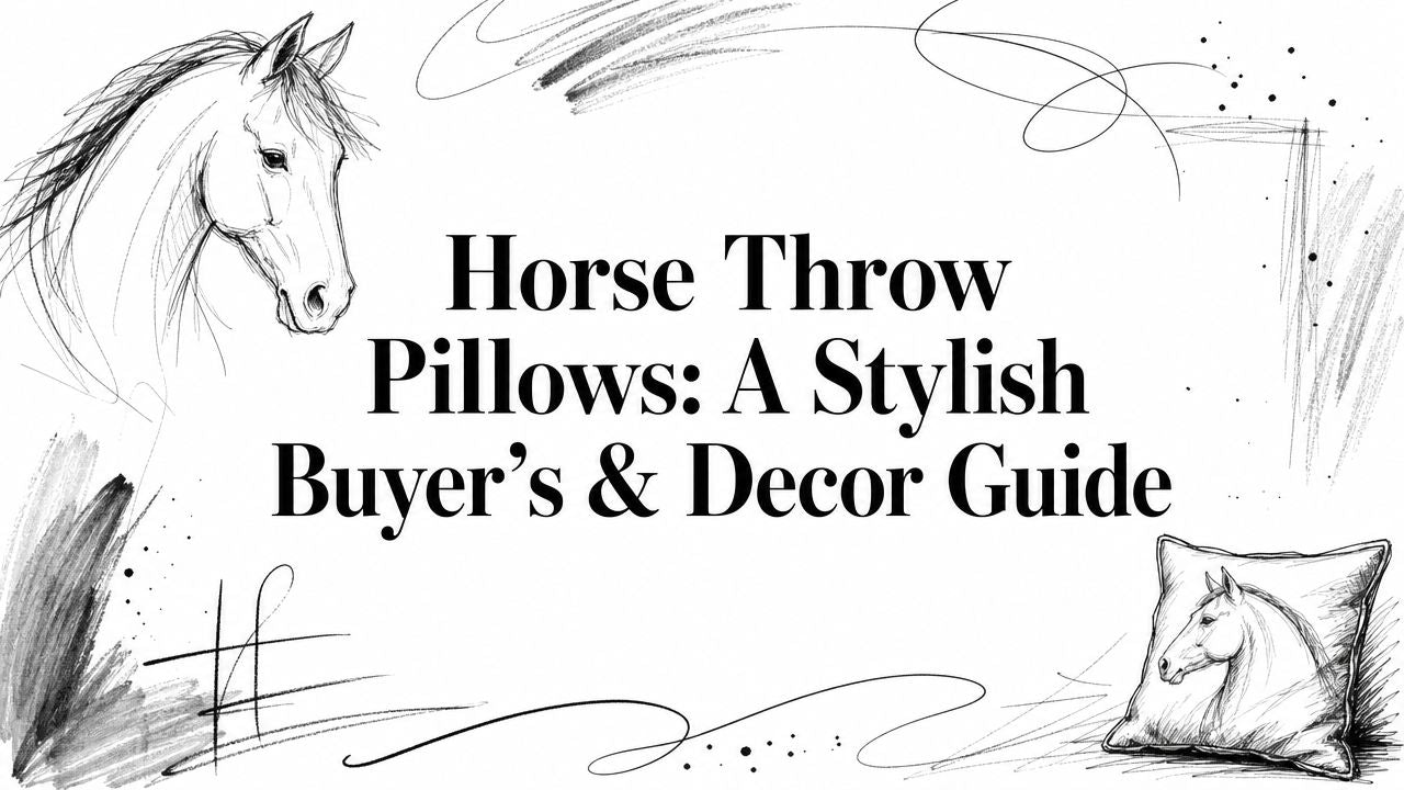 Horse Throw Pillows: A Stylish Buyer's & Decor Guide