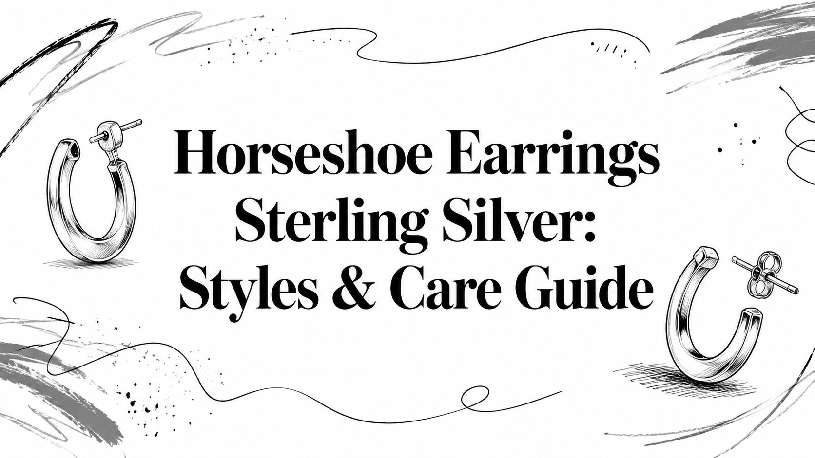 Horseshoe Earrings Sterling Silver: Styles & Care Guide