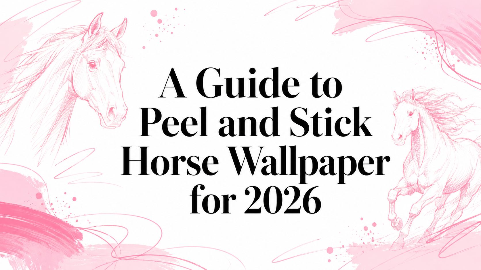 A Guide to Peel and Stick Horse Wallpaper for 2026