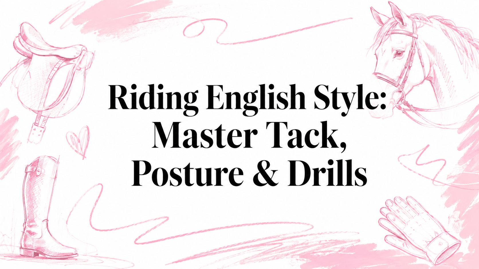 Riding English Style: Master Tack, Posture & Drills
