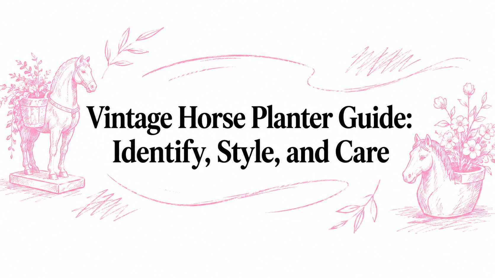 Vintage Horse Planter Guide: Identify, Style, and Care