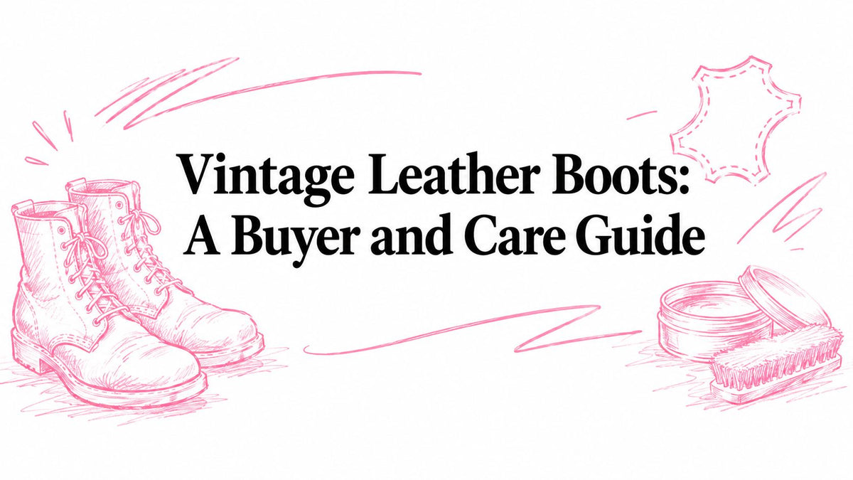 Vintage Leather Boots: A Buyer and Care Guide
