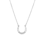 hope in a horseshoe necklace Silver
